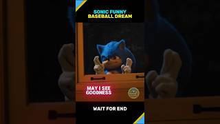 Sonic’s Funny Baseball Dream 😂 | Sonic The Hedgehog #shorts #sonic #baseball #sonicthehedgehog