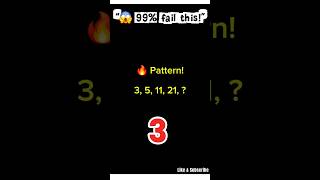 Only 1% Can Solve This Sequence in 5 Seconds 🧠