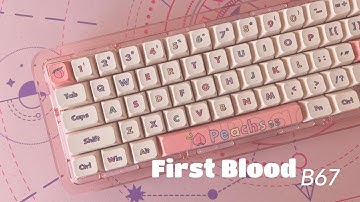 Ajazz First Blood B67 Unboxing | RGB Lights & Sound Test ☁