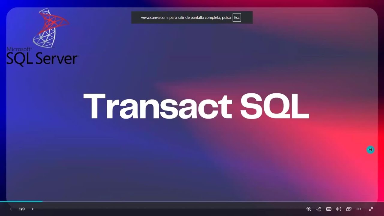 Transact SQL en SQL Server - Sesión 08 - YouTube