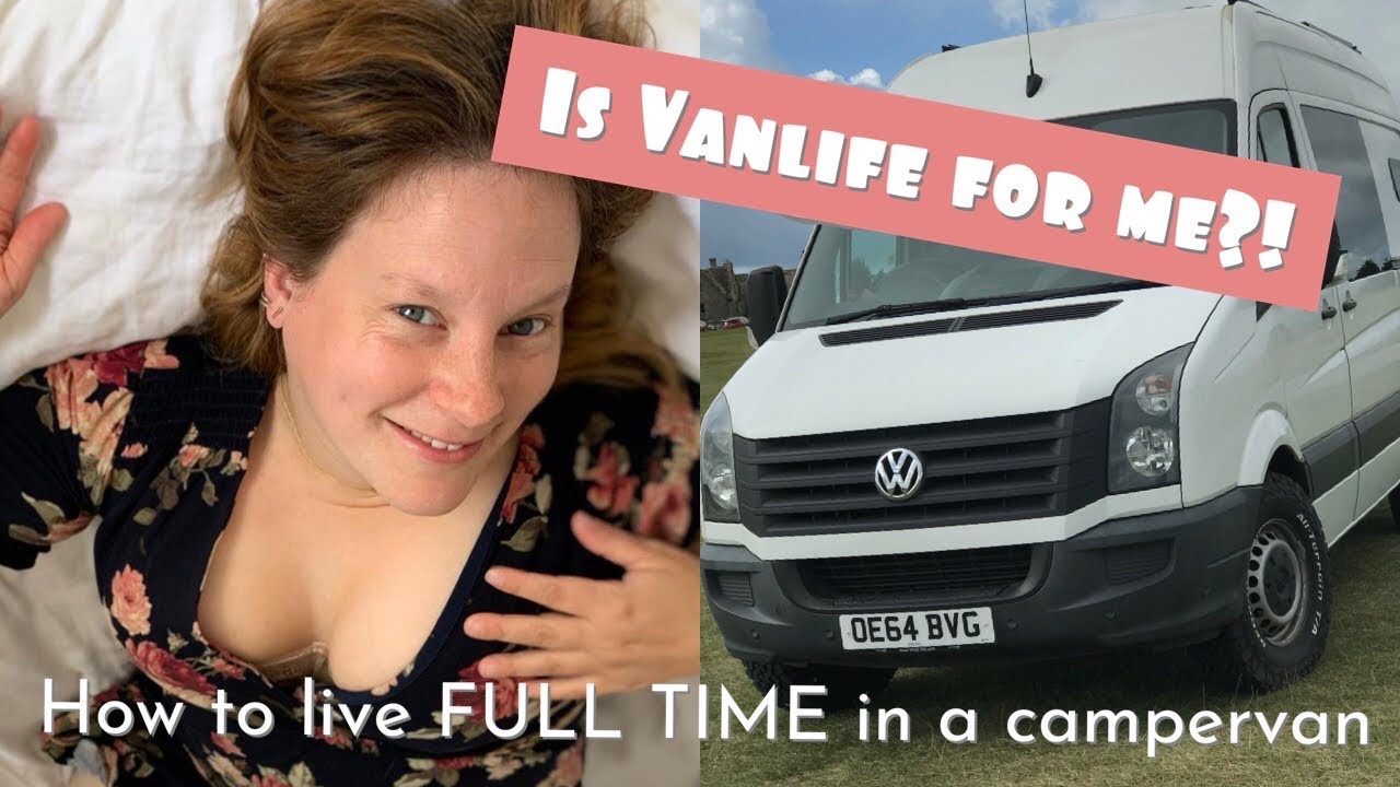 How to SURVIVE living FULL TIME in a small camper van | Q & A with me # ...