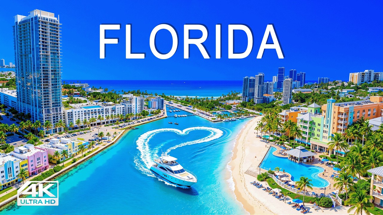 [4K] Florida 🇺🇸 Fort Lauderdale | Billionaire Yachts & Atlantic Blue Coast