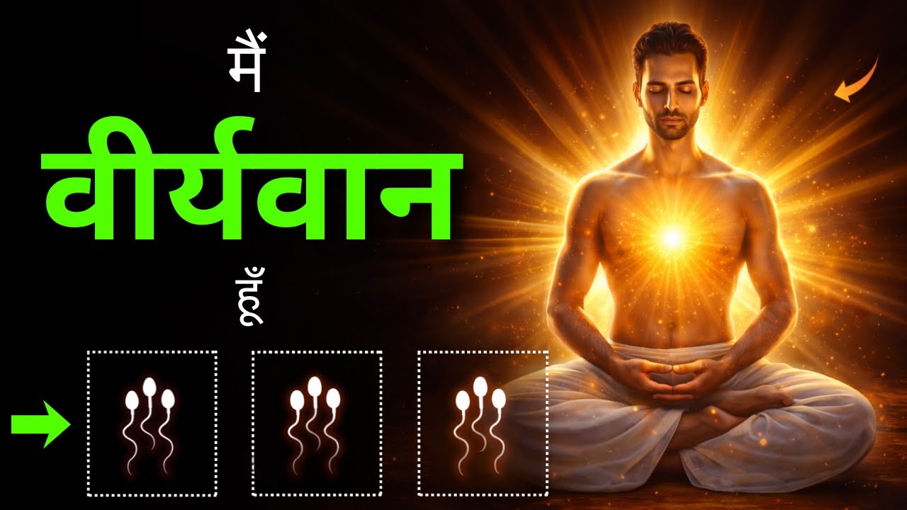 ब्रह्मचर्य Affirmations | वीर्य संरक्षण के लिए शांति-भरी सुनने वाली साधना