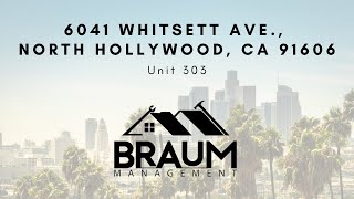 6041 WHITSETT AVE , Unit 303 NORTH HOLLYWOOD, CA 91606
