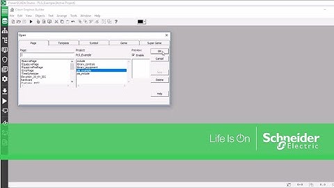 Displaying Hidden System Graphic Builder Pages in PowerSCADA Expert | Schneider Electric Support