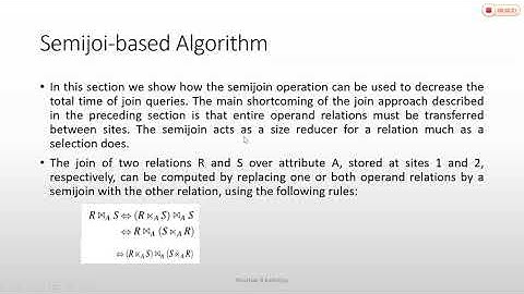 7_6 Semi Join Ordering in Distributed Query