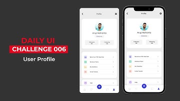 Daily UI Challenge - 006 | User Profile UI Design |
