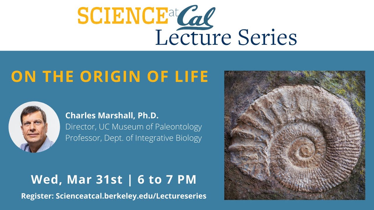 Science at Cal Lecture - On the Origin of Life - YouTube