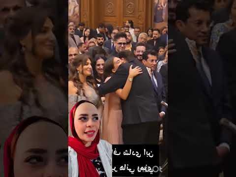 غيرة زوجة الفنان هانى رمزى عندما قبل الفنانة ميرنا وليد