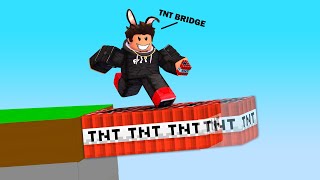 TNT Bridging!! in Roblox BedWars