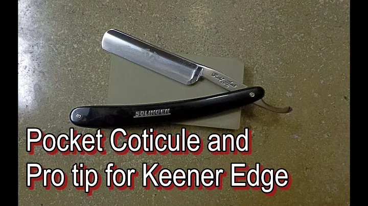 Pocket Coticule and Pro Tip for Keener Edge