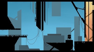 Vector Parkour (Stick figure animation)