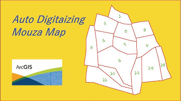 মৌজা ম্যাপকে অটো ডিজিটাইজ করার পদ্ধতি//Auto Digitaiging Muza Map//Arc Map