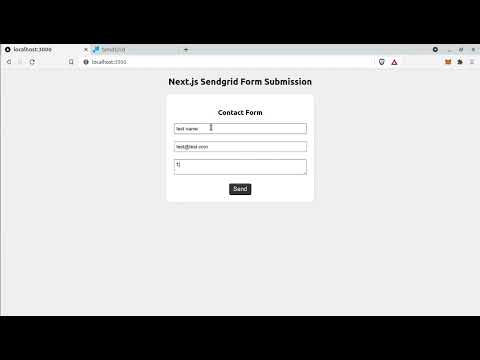 Send email with Next.js and Sendgrid