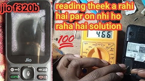 Jio f320b dead solution