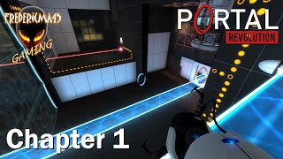 Portal Revolution CHAPTER 1 The Human Resource (Free Portal 2 Mod) Walkthrough / All Puzzles Soluce screenshot 5