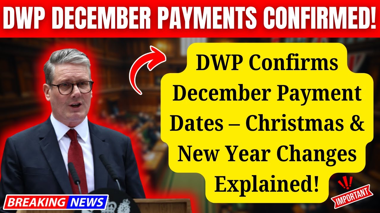 Dwp Payment Dates Will Change For December Due To Holidays