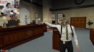 Robbery Eye Witness Roast Xqc About His Nose In Courtroom Gta V Rp Nopixel 3.0