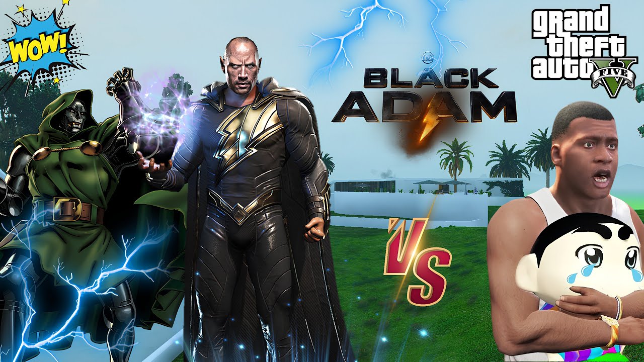 GTA 5 : Franklin Become Naruto & Doctor Doom & Black Adam In GTA 5 !