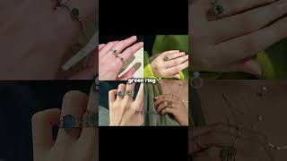 Which colour rings you like most? 💍✨ Its unique #rings #aesthetics #beauty #fashion