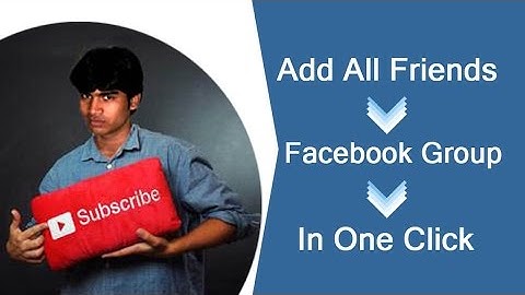 invite all friends to facebook group automatically with one click 2016
