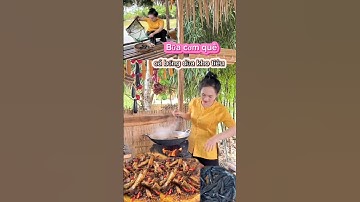 Bữa cơm quê, cá bống dừa kho tiêu, em mời cô chú anh chị nha l vanphong vlog #vanphongvlog