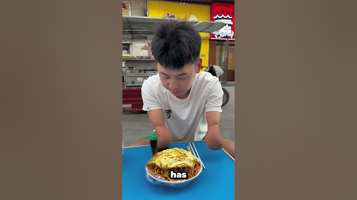 How did he manage to eat noodles without hands? Check this out!