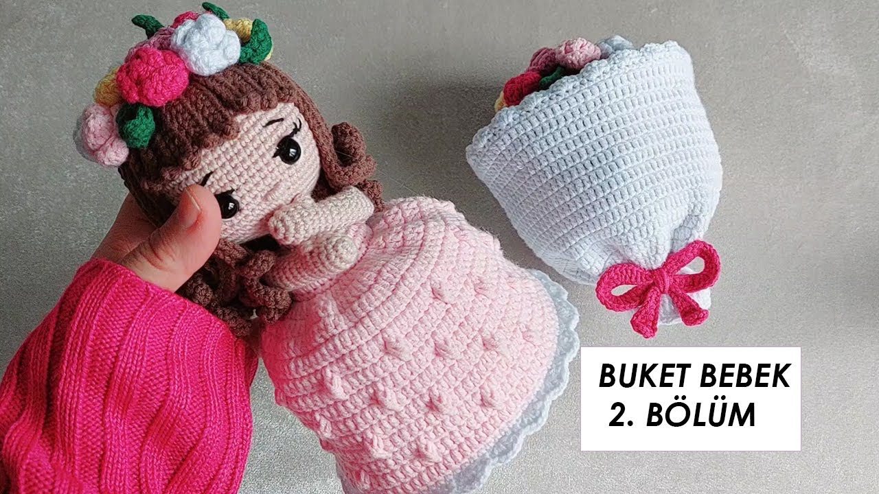 Sürpriz Bebek yapımı 2.Bölüm (amigurumi doll tutorial)English subtitle