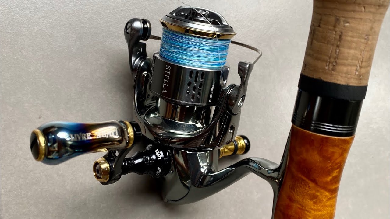 Combo Maut Shimano Stella 1000 FJ VS Handle Knob Livre - YouTube