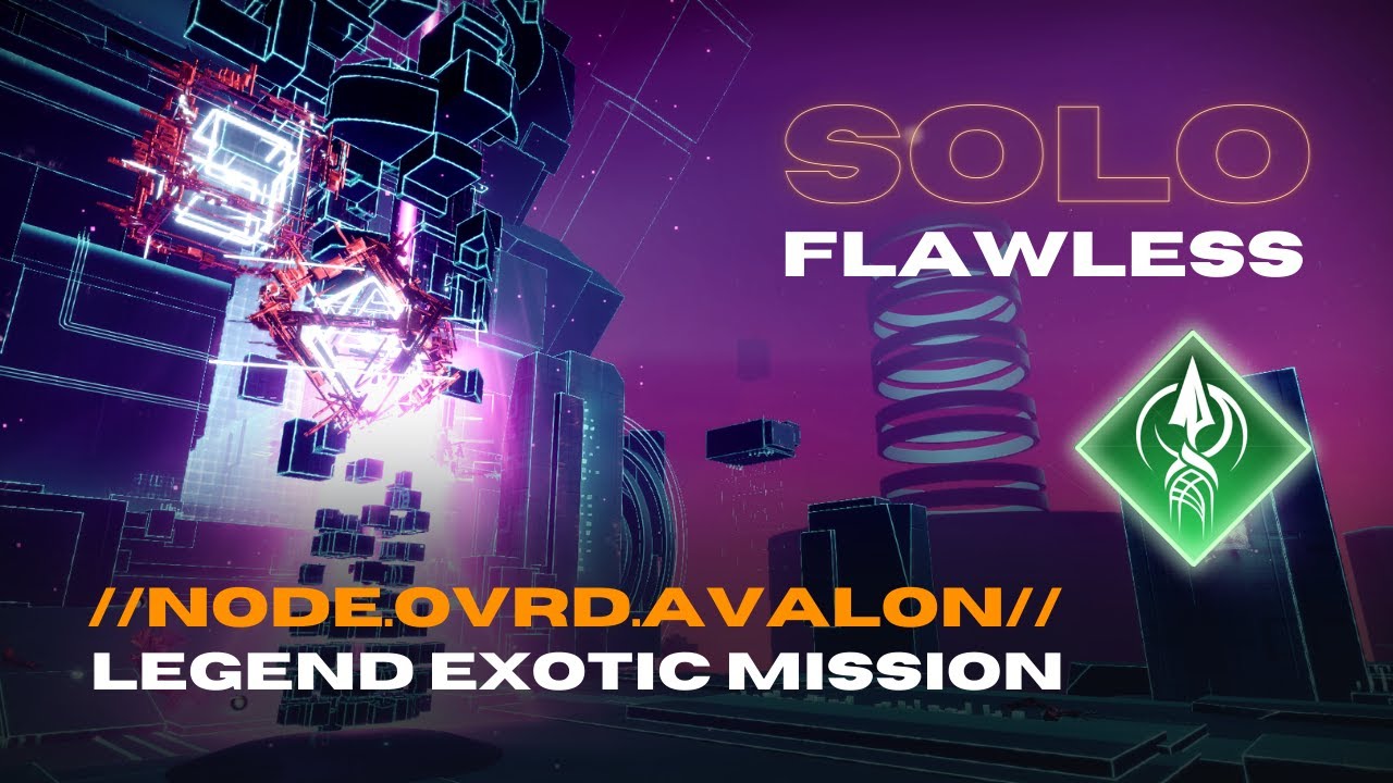 Solo Flawless Legend Exotic Mission - node.ovrd.AVALON - Strand Hunter - Destiny 2 Lightfall