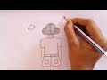 How To Draw Girl Drawing step by step || Humans Aren't Real Girl Drawing ||
