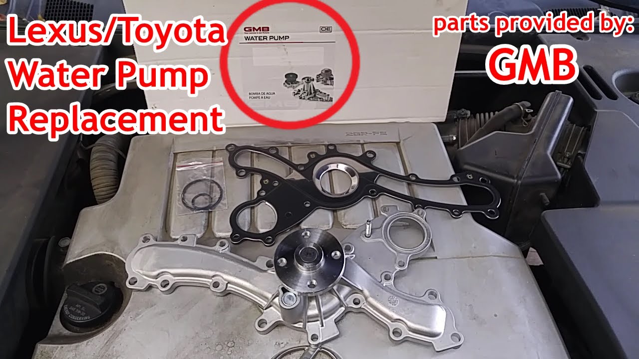 Toyota / Lexus 3.5L V6 2GRFE Water Pump Replacement YouTube