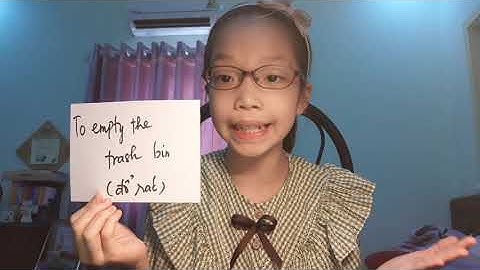 Từ vựng thói quen hàng ngày. Vocabulary about Daily Habits