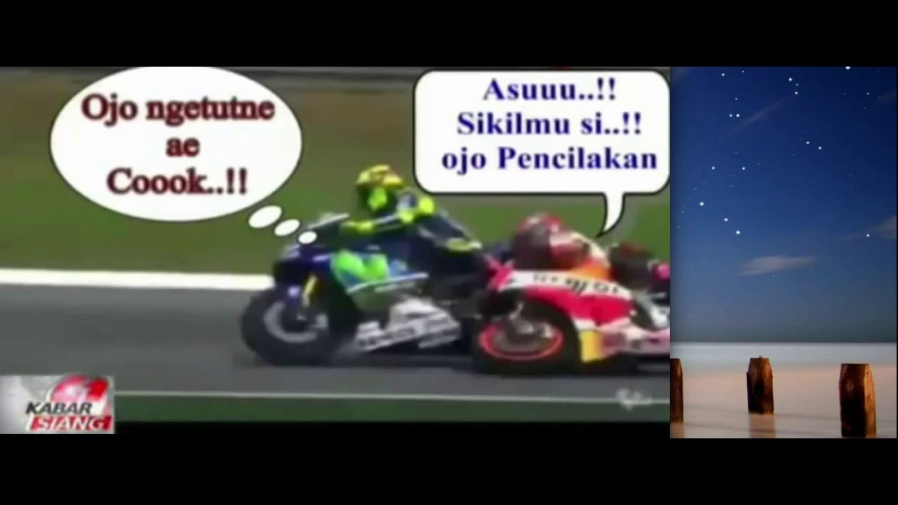 Meme Rossi Marquez Saat Marquez Jatuh Di Sepang YouTube