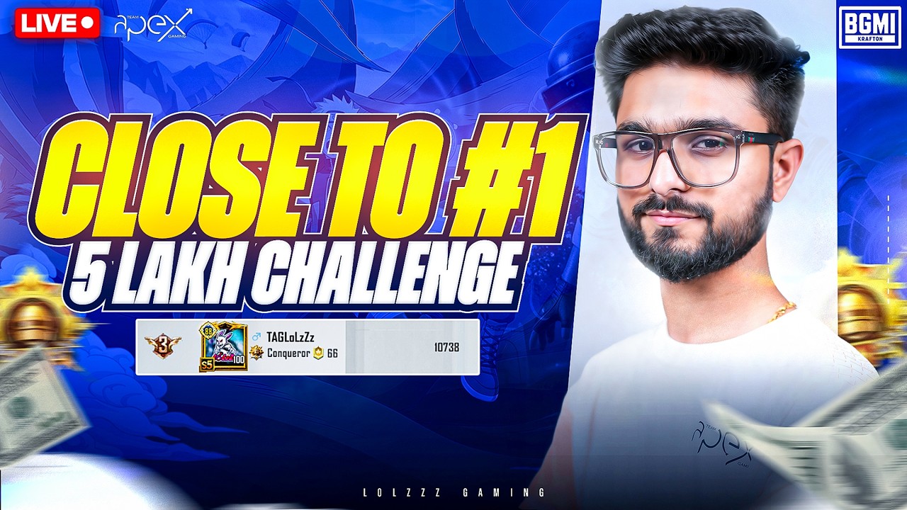 #1 OR 50 SOLO KILLS? | CONQUEROR OR WHAT | BGMI LIVE | @LoLzZzGaming