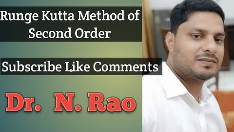 Runge Kutta Method of Second Order