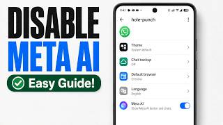 How to Disable Meta AI on WhatsApp (Easy Guide!)