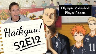 Olympic Volleyball Player Reacts to Haikyuu!! S2E12: \