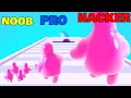 NOOB vs PRO vs HACKER in Jelly Runner