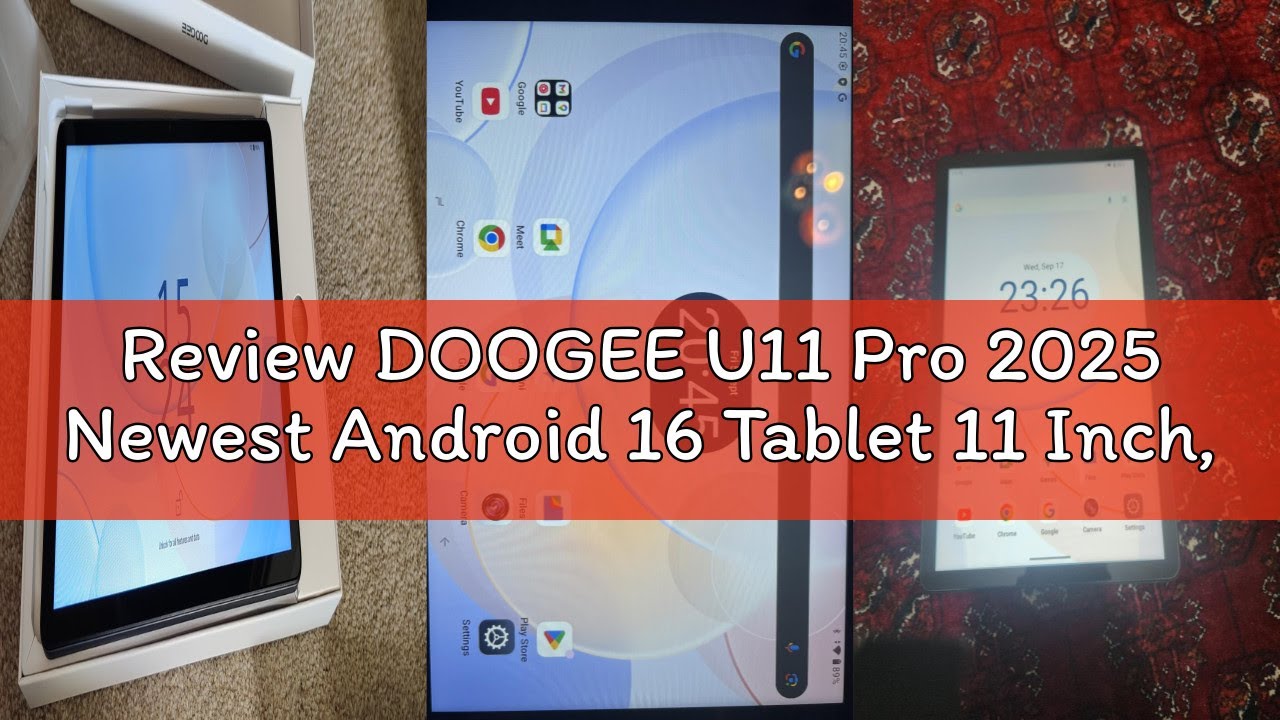 Review DOOGEE U11 Pro 2025 Newest Android 16 Tablet 11 Inch