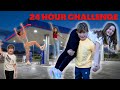 Last to Leave WORLD’S LARGEST Gas Station!! **24 Hour Challenge**
