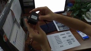 LV1000R 1D Barcode Scanner Test Video