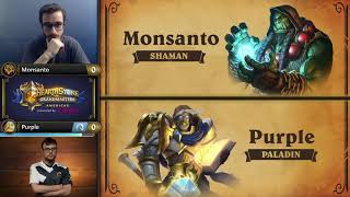 Monsanto vs Purple - Semifinal - Hearthstone Grandmasters Americas 2020 Season 1 - Week 3