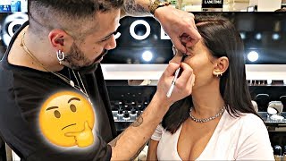 GETTING MY MAKEUP DONE AT A MARC JACOBS COUNTER | ItsSabrina