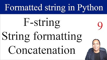 Formatted string in Python F-Strings in Python for string formatting for beginners in Hindi Urdu