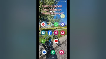 How to upload long video on facebook /page?