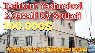 Toshkent Yashnobod 2 qavatli Uy Sotiladi. Chkalov (Do&#39;stlik) Metro, Kadishva Bozori, Shahar Markazi