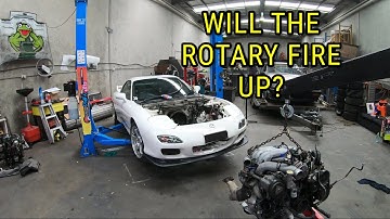 RX-7 FD NEW TURBO ROTOR ENGINE INSTALL!