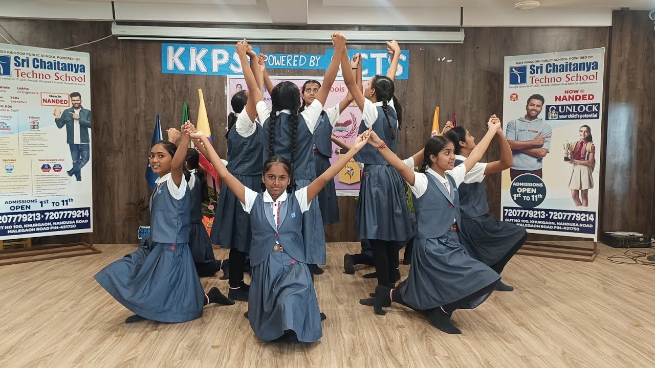 Sri Chaitanya techno school Nanded dreamers song dance performance 💃🕊️