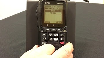 How to setup Dual Watch or Triple Watch on the Standard Horizon HX890
